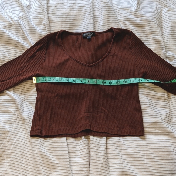Topshop long sleeve crop top - Picture 5 of 6